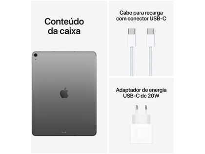 Imagem de Apple iPad Air 13" M3, 7ª geração, Wi-Fi + Cellular, 128GB - Cinza-espacial