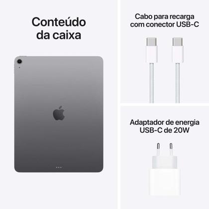 Imagem de Apple iPad Air 13" Wi‑Fi + Cellular 128GB Cinza-espacia