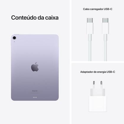 Apple iPad Air (5ª geração, Wi-Fi, 64 GB) - Roxo - iPad Air