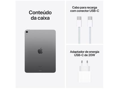 Apple iPad Air de 11” Wi-Fi 128GB Cinza Espacial - Apple iPad