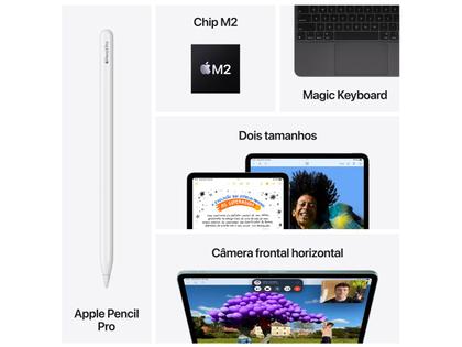 Apple iPad Air de 11” Wi-Fi 128GB Cinza Espacial - Apple iPad