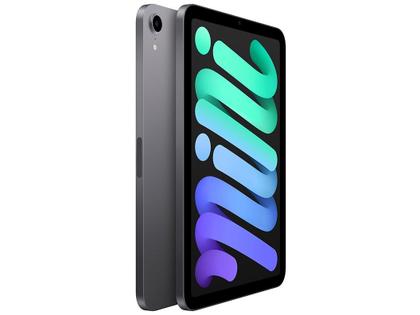 Apple iPad mini 6ª Geração A15 Bionic 8,3” Wi-Fi 256GB Cinza