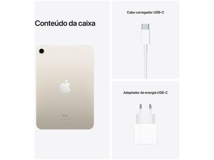 Imagem de Apple iPad mini (6ª geração) A15 Bionic (8,3", Wi-Fi, 256GB) - Estelar