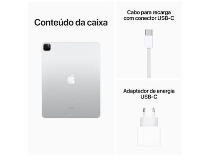 Apple iPad Pro 12,9” 6 Geração Wi-Fi 128GB - Prateado - Apple iPad