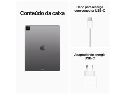 Apple iPad Pro 12,9” 6ª Geração Wi-Fi + Cellular - 1TB Cinza