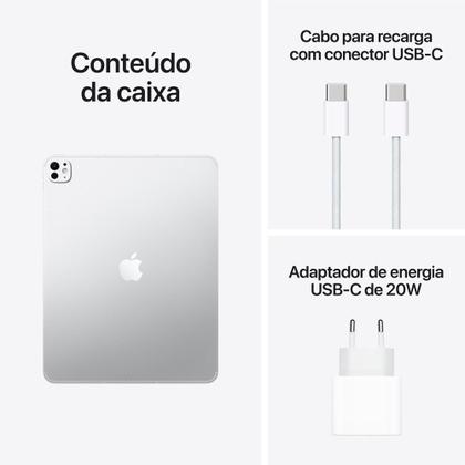 Imagem de Apple iPad Pro 13" M5, Wi-Fi + Cellular, 256GB - Prateado