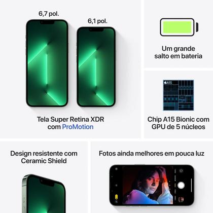 Apple iPhone 13 Pro Max (128GB) - Verde-alpino - iPhone 13 Pro Max