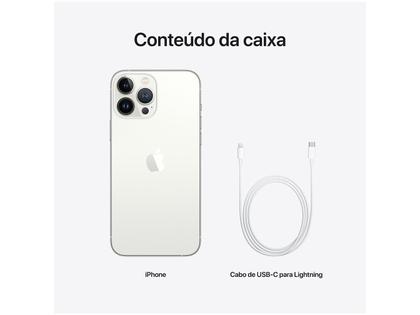 Apple iPhone 13 Pro Max 1TB Prateado Tela 6,7” - 12MP iOS - iPhone