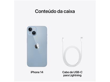 Apple iPhone 14 256GB Azul 6,1” 12MP iOS 5 - iPhone 14 - Magazine