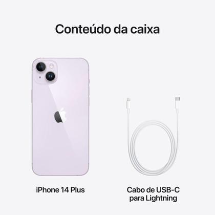 Apple iPhone 14 Plus 128GB - Roxo - iPhone 14 Plus - Magazine Luiza