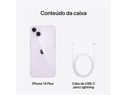 Apple iPhone 14 Plus 256GB Roxo 6,7” 12M - iPhone 14 Plus