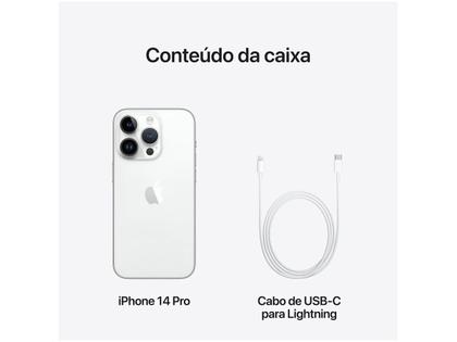 Apple iPhone 14 Pro 128GB Prateado 6,1” 48M - iPhone 13 Pro