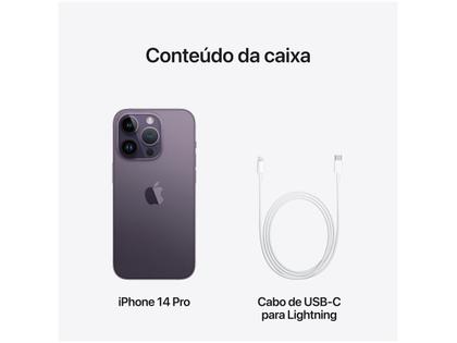 Apple iPhone 14 Pro 128GB Roxo-profundo 6,1” 48MP - iPhone 14 Pro