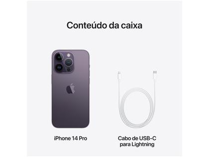 Apple iPhone 14 Pro 256GB Roxo-profundo 6,1” 48MP - iPhone
