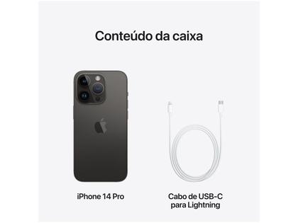 Apple iPhone 14 Pro 512GB Preto-espacial 6,1” 48MP iOS 5 - iPhone