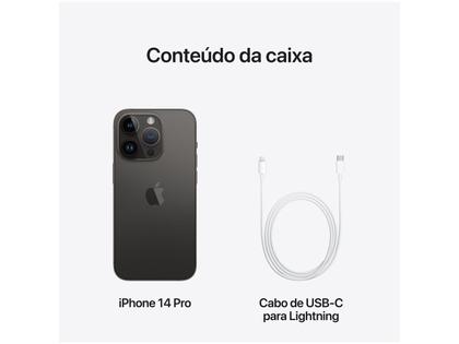 Apple iPhone 14 Pro 512GB Preto-espacial 6,1” 48MP - iOS 5G