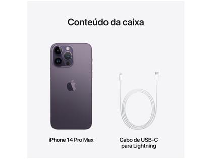 Apple iPhone 14 Pro Max 256GB Roxo-profundo 6,7” 48MP - iPhone 14