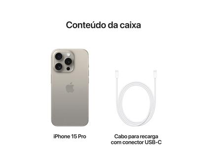 Apple iPhone 15 Pro 256GB Titânio Natural 6,1