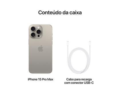Apple iPhone 15 Pro Max 1TB Titânio Natural 6,7