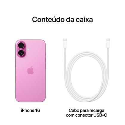 Apple iPhone 16 128GB Rosa Imagem de Apple iPhone 16 128GB Rosa