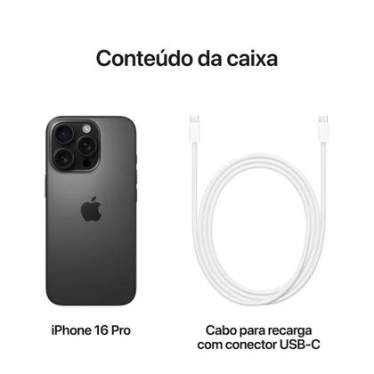 Imagem de Apple iPhone 16 Pro 1TB Titânio Preto