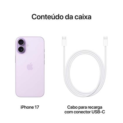 Imagem de Apple iPhone 17 256GB Lavanda 6,3" 48MP iOS 5G