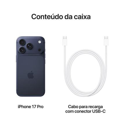 Apple iPhone 17 Pro 1TB Azul-intenso - iPhone 17 Pro - Magazine Luiza