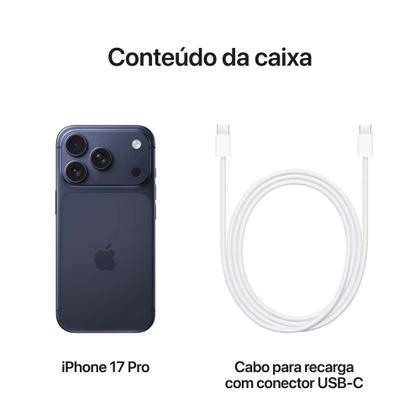 Imagem de Apple iPhone 17 Pro 512GB Azul-intenso 6,3" 48MP iOS 5G