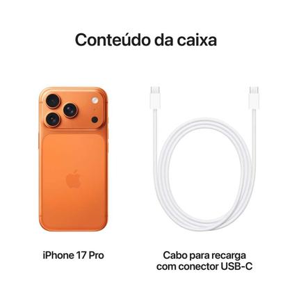 Apple iPhone 17 Pro 512GB Laranja-cósmico 6,3