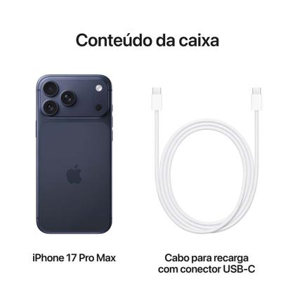Imagem de Apple iPhone 17 Pro Max 256GB Azul-intenso 6,9" 48MP iOS 5G
