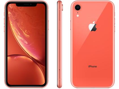 Apple iPhoneXRコーラル128GB Apple iPhone XR 128GB Coral Tela 6,1” 12MP iOS - iPhone - Magazine