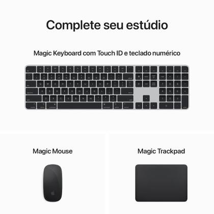 Imagem de Apple Mac Studio M4 Max, com CPU de 14 núcleos, GPU de 32 núcleos, 36GB RAM, 512GB SSD