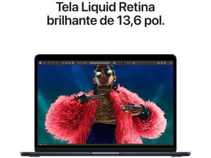 Apple Macbook Air 13” M3 16GB RAM 512GB SSD - Meia-noite - Macbook