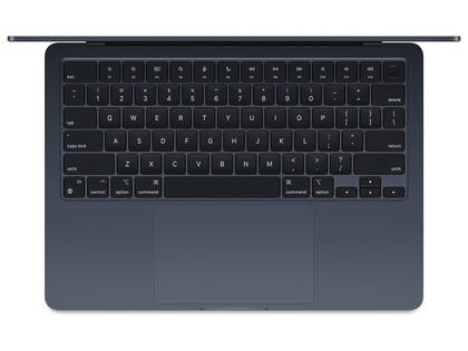 Imagem de Apple MacBook Air 13", M3, CPU de 8 núcleos, GPU de 8 núcleos, 16GB RAM, 256GB SSD- Meia-noite