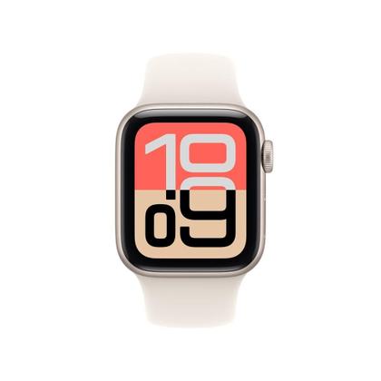 Imagem de Apple Watch SE 3 GPS + Cellular - Caixa estelar de alumínio  40 mm - Pulseira esportiva estelar  M/G