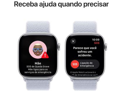 Apple Watch Series 10 GPS Caixa Prateada de Alumínio 46mm Pulseira