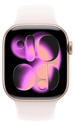 Imagem de Apple.Watch.Series 11 GPS Caixa cor de ouro rosa de alumínio 42 mm