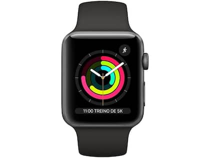 Apple Watch Series 3 (GPS) 42mm Caixa - Cinza-Espacial Alumínio