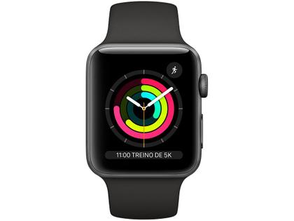 Apple Watch Series 3 (GPS) 42mm Caixa - Cinza-Espacial Alumínio