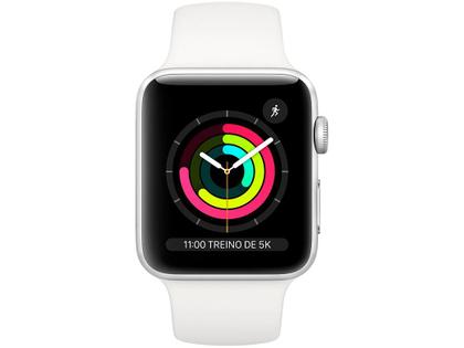 Apple Watch Series 3 (GPS) 42mm Caixa Prateada - Alumínio Pulseira