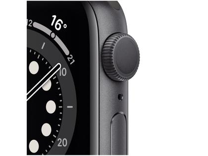 Apple Watch Series 6 40mm Cinza-espacial GPS - Pulseira Esportiva