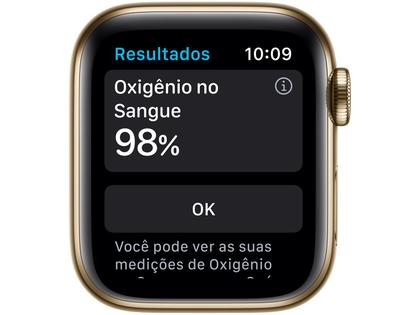Apple Watch Series 6 40mm Dourada GPS + Cellular - Pulseira