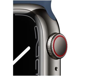 Apple Watch Series 7 41mm GPS + Cellular Grafite - Aço Inoxidável