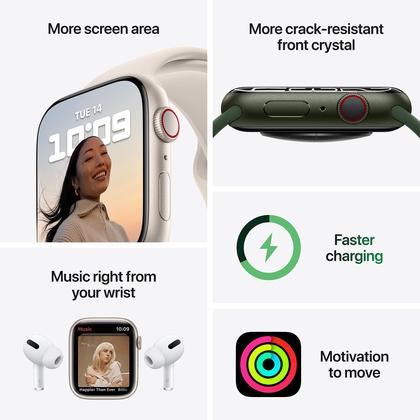 Imagem de Apple Watch Series 7 RENOVADO (GPS + Cellular, 45 MM) prateado
