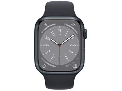 Apple Watch Series 8 45mm GPS Caixa Alumínio Meia-noite Pulseira Apple Watch Series 8 45mm GPS Caixa Alumínio Meia-noite Pulseira