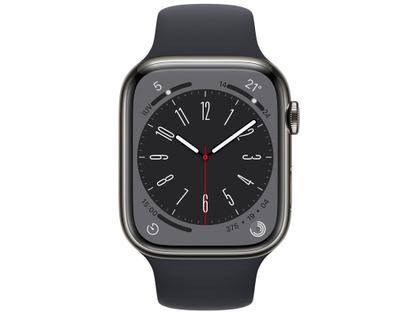 Apple Watch Series 8 45mm GPS + Cellular Caixa Grafite Aço