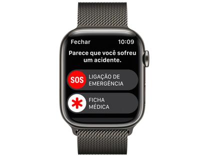 Apple Watch Series 8 45mm GPS + Cellular Caixa Grafite Aço