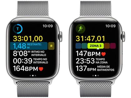 Apple Watch Series 8 45mm GPS + Cellular Caixa Prateada Aço Apple Watch Series 8 45mm GPS + Cellular Caixa Prateada Aço