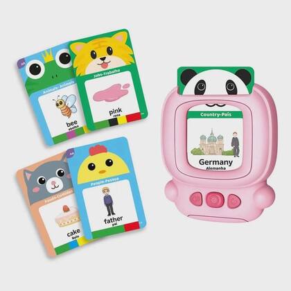 Imagem de Aprenda brincando - ingles 224 palavras - rosa - dm toys