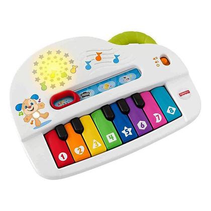 Imagem de Aprender e Brincar Piano do Cachorrinho com Luz e Som Fisher-Price GFX34 - Mattel